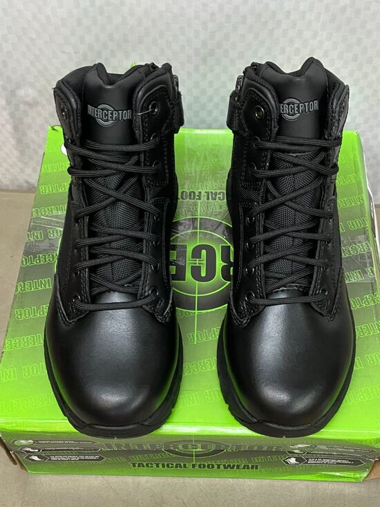 NWT Interceptor Men\'s Litefast Zippered 7.5  Soft Toe Tactical Boots main image 7